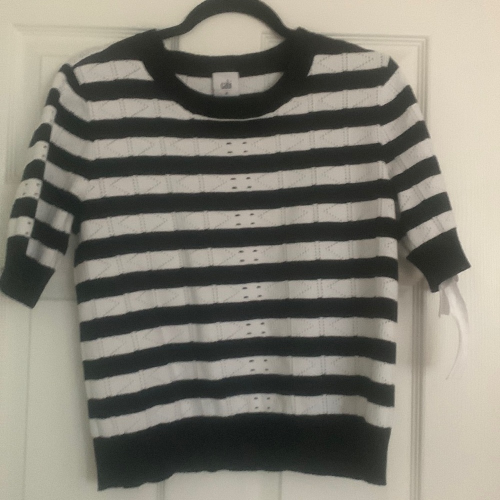 Short sleeve cabi sweater